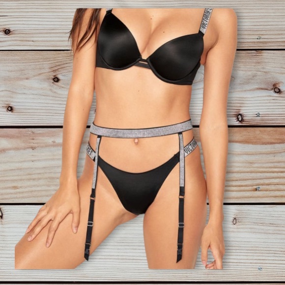 Victoria's Secret Other - Victoria’s Secret Shine Garter Belt